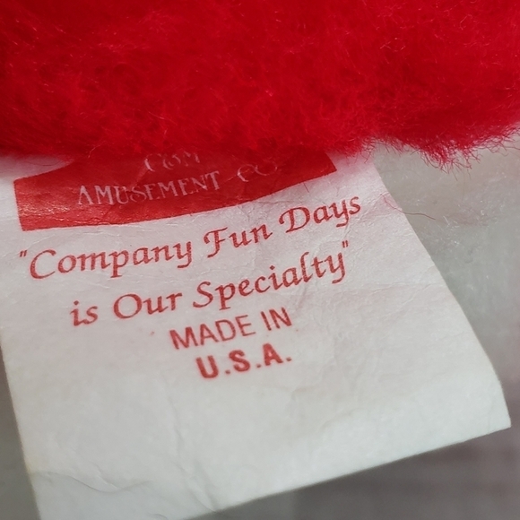 Vintage C&M Amusement Peppermint Candy Turtle 12 Inch Stuffed Animal Carnival - Picture 7 of 9